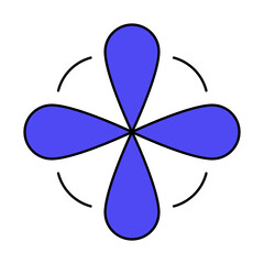 Naklejka premium blower of car service and repairing with filled icon sets