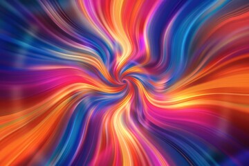 Fototapeta premium Abstract Swirling Pattern of Vibrant Hues