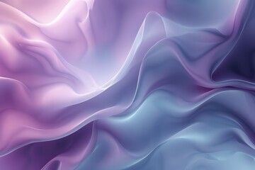 Obraz premium Abstract Purple and Blue Wavy Surface