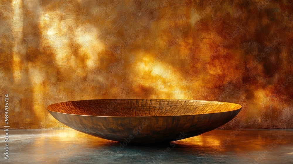 Sticker Golden Bowl with Light