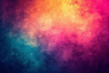 Naklejka premium Abstract Watercolor Background with Teal, Orange, and Pink Hues
