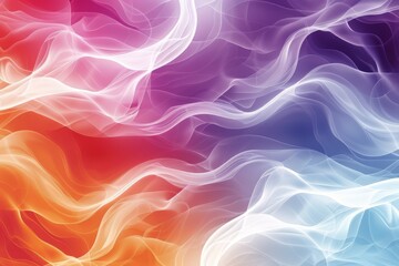 Obraz premium Abstract Background with Colorful, Wavy Lines and Gradient Effects