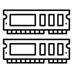 Illustration of Ram Line Icon