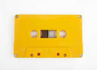 Obraz premium Yellow Audio Cassette