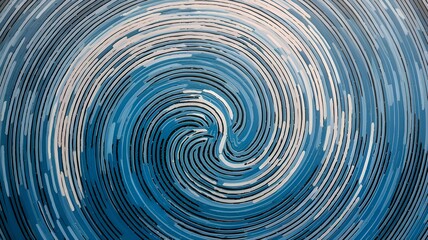 Fototapeta premium abstract blue spiral