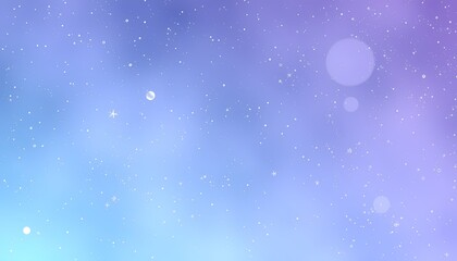 Fototapeta premium Soft Abstract Glow with Blue and Lavender Hues and Floating Particles