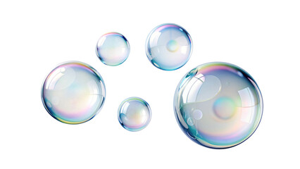 group of bubble on white background	