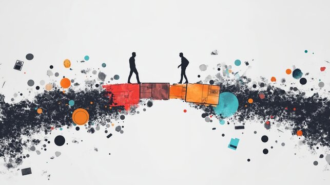 A bridge made of words and ideas, connecting two different places or concepts --chaos 10 --ar 16:9 --style raw --v 6.1 Job ID: 751aa5a6-f425-468e-8e3a-2e4495983adc