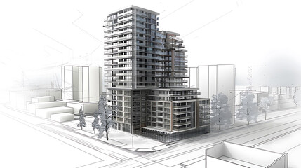 Fototapeta premium building blueprint