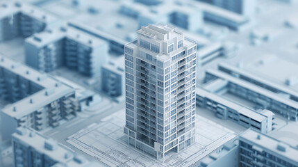 Fototapeta premium building blueprint