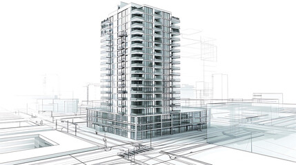 Fototapeta premium building blueprint