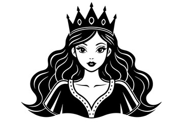 Princess vector art and illustration