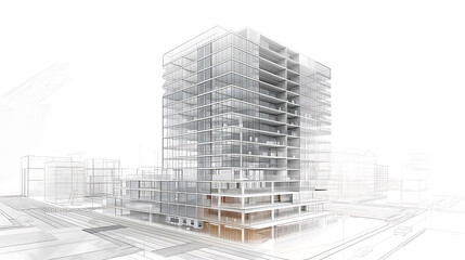 Fototapeta premium building blueprint