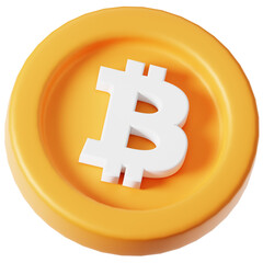 Bitcoin 3D Icon