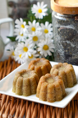 Mini steamed banana cake or locally known in Malaysia  as Apam Pisang Mini