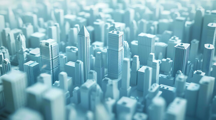 Obraz premium 3d city
