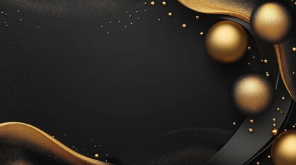 This elegant promotion showcases a luxurious gold and black design highlighting premium offerings