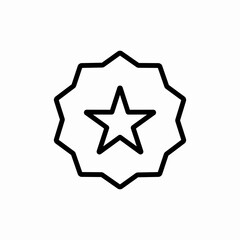 star badge icon sign vector