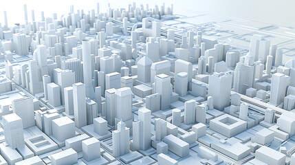 Obraz premium 3d city