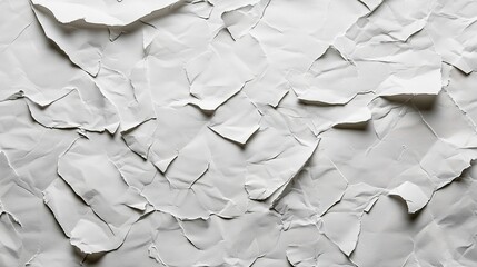 A background of torn pieces of paper providing a textured surface with room for additional content such as an image or text 