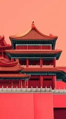 Chinese palace, architectural 