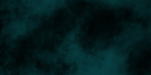 abstract cloud and vapor texture background. Black and Green smoke aquarelle smudge illustration smooth grungy smokey light pastel colors ink glow. Teal color powder explosion .	
