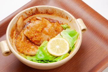 豚肉の生姜焼きを土鍋で作る