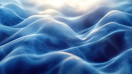 Fototapeta premium Abstract Blue Waves