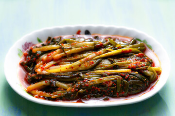 green onion kimchi, pa-kimchi