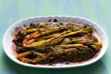 green onion kimchi, pa-kimchi