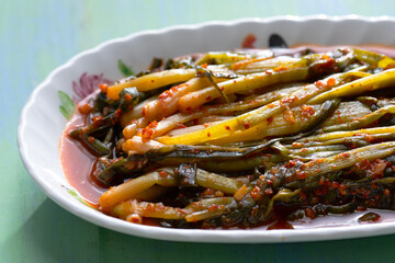 green onion kimchi, pa-kimchi