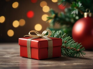 christmas tree with gift boxes