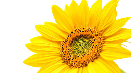 Fototapeta premium sunflower isolated on white background