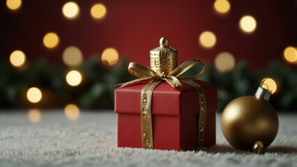 christmas tree with gifts and decorations