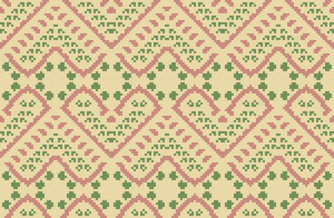 Antique Arabic Pattern Wallpaperfolk Embroidery, Aztec Geometric Ornament Print. Design for Carpet, Wallpaper, Clothing, Wrapping, Fabric