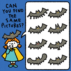 children worksheet - can you find the same pictures? 03