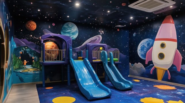 Space Themed Indoor Playground