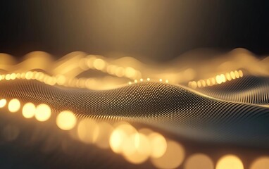 Repetitive dots and lines moving in harmony, creating a calming rhythm, flat design, front view, zen theme, 3D render, Complementary Color Scheme