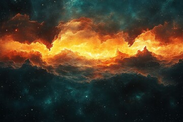 Cosmic Flames in the Night Sky