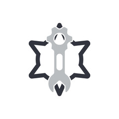 Wrench Logo Template Icon