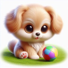 Obraz premium 3D niedlicher Welpe