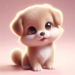 Obraz premium 3D niedlicher Welpe