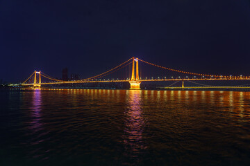 Fototapeta premium Wuhan Yangtze River Scene in Autumn 2024