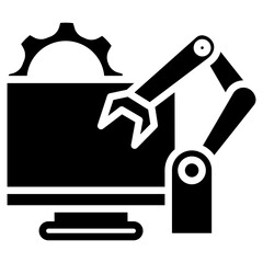 Digital Manufacturing Icon