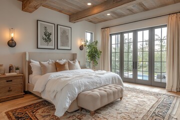 Modern Bedroom with Elegant Decor