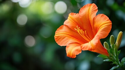 Orange Flower Close-up