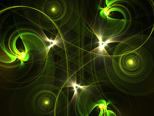 Imaginatory fractal abstract background Image