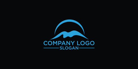 company logo with a modern concept for various business purposes, vector