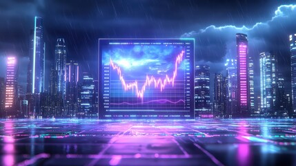 Urban Financial Graph in Thunderstorm Environment