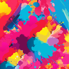 Naklejka premium Fun colorful party celebration
